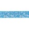 Northlight Blue with White Floral Design Wired Craft Ribbon 2.5" x 10 Yards